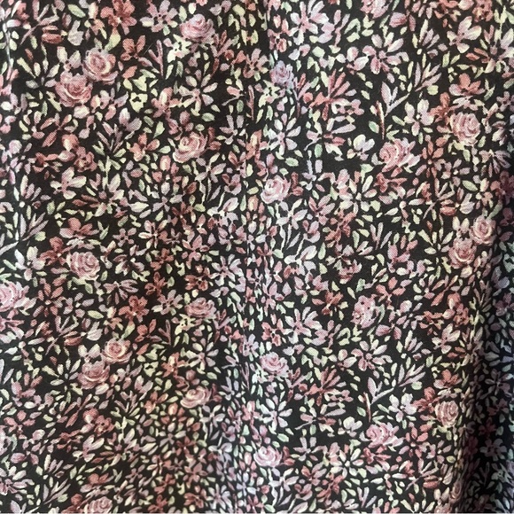 Vintage 90s Ditsy Floral Cottagecore Maxi Dress - Picture 12 of 13